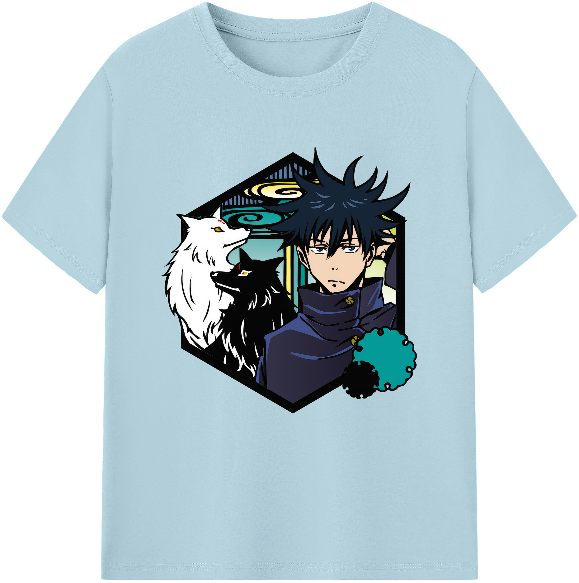 （画像用） 呪術廻戦 Jujutsu Kaisen 綿100％半袖Tシャツ（フロントプリント）